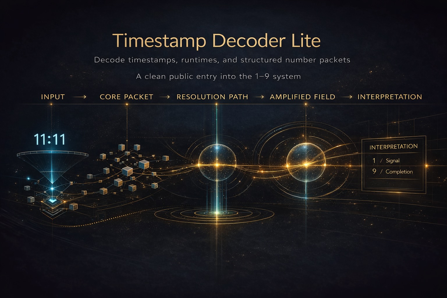 Timestamp Decoder Lite hero graphic